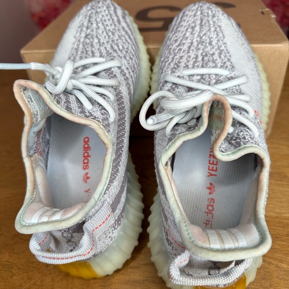 Yeezy blue tint zebra sneakers size 8 - Picture 7 of 9